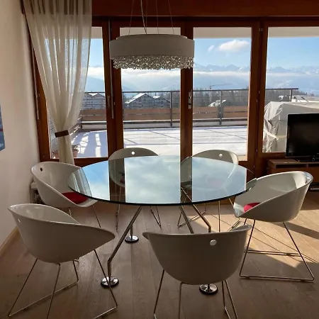 Apartamento 2 Br-app-breathtaking View With Big Balcony Crans-Montana