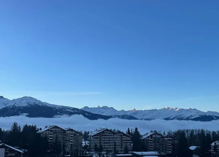 2 Br-app-breathtaking View With Big Balcony Апартаменты Кран-Монтана