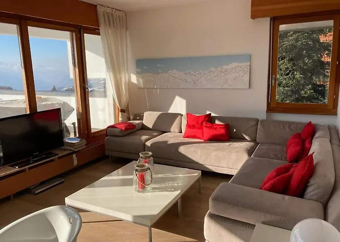 2 Br-app-breathtaking View With Big Balcony * Crans-Montana